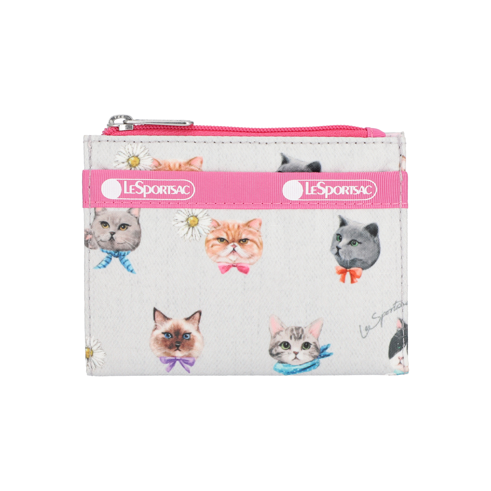 多功能卡夾零錢包 (PLAYFUL CATS GRAY ACC)