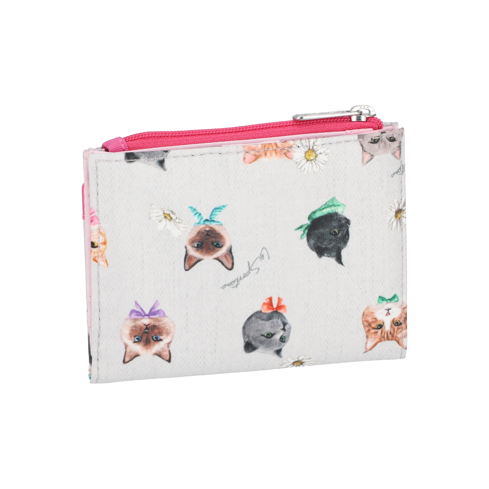 多功能卡夾零錢包 (PLAYFUL CATS GRAY ACC)