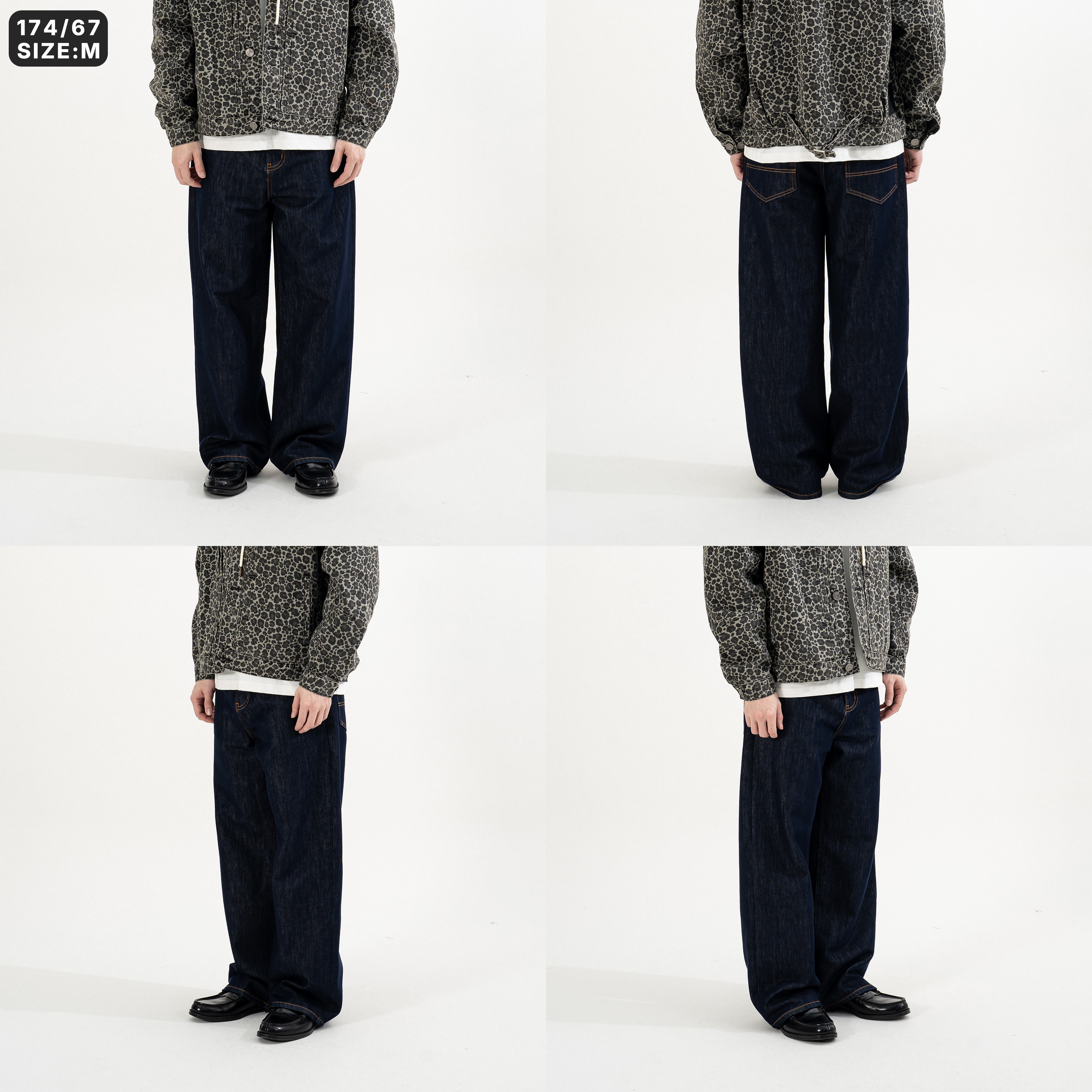 Raw Wide Leg Denim Jeans / 12oz 寬版 原色牛仔長褲 [PTR-447]