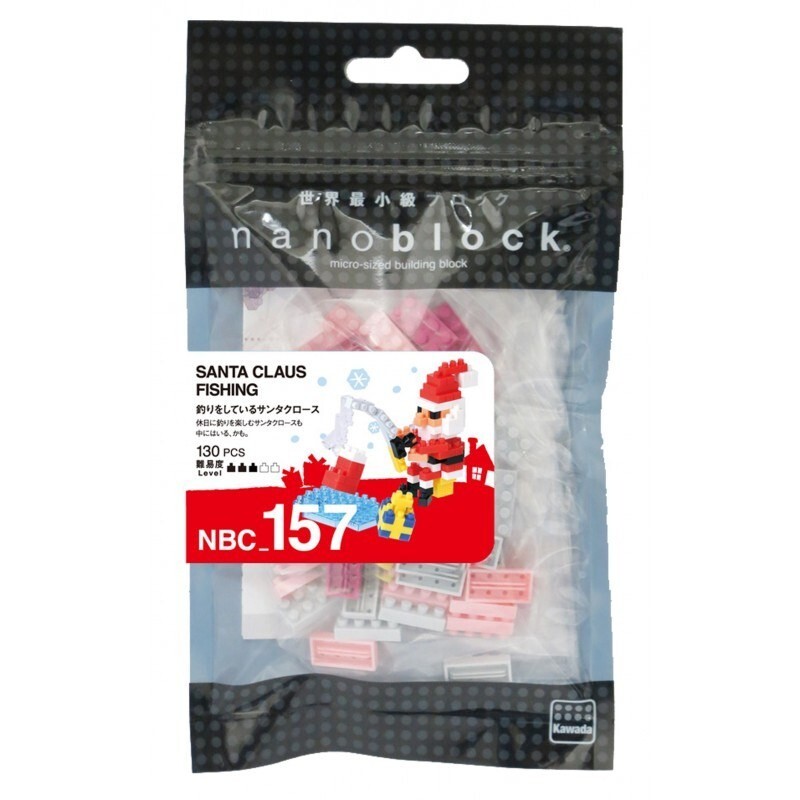 Nanoblock 迷你積木 NBC-157 釣魚聖誕老公公