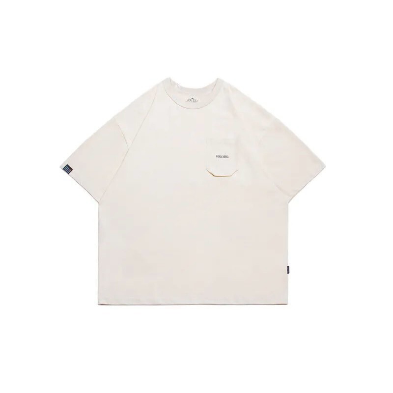 PERSEVERE COOLING HEXAGONAL POCKET CLASSIC T-SHIRT OFF-WHITE SIZE XL