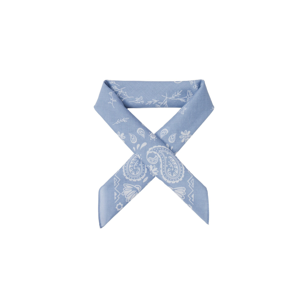 【EIDER】圖騰方巾/26EDUA26913-[淺霧藍、香草白]