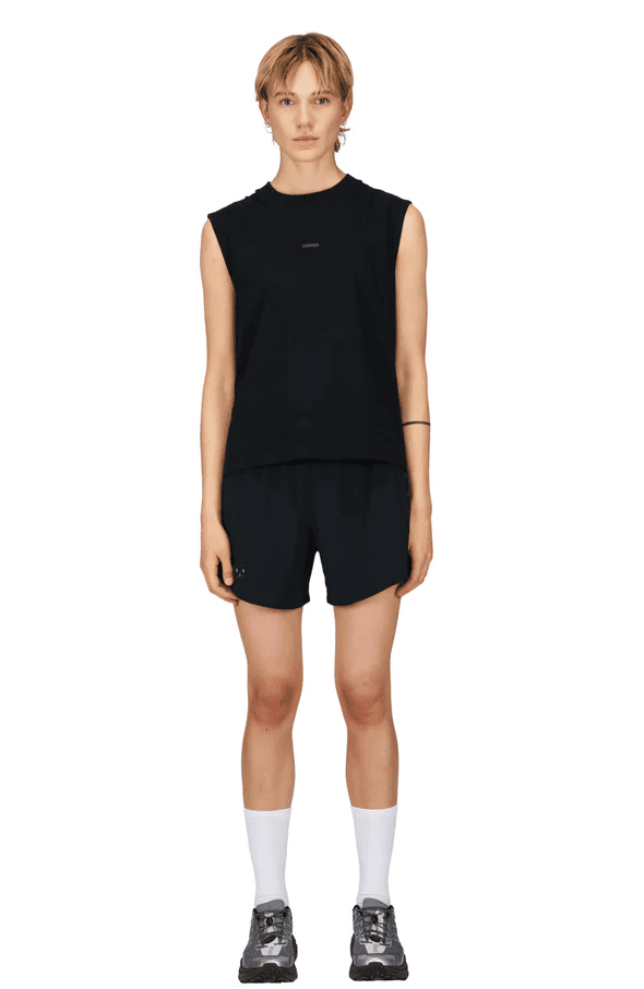 UNNA｜Women's Flex tank W "Black"