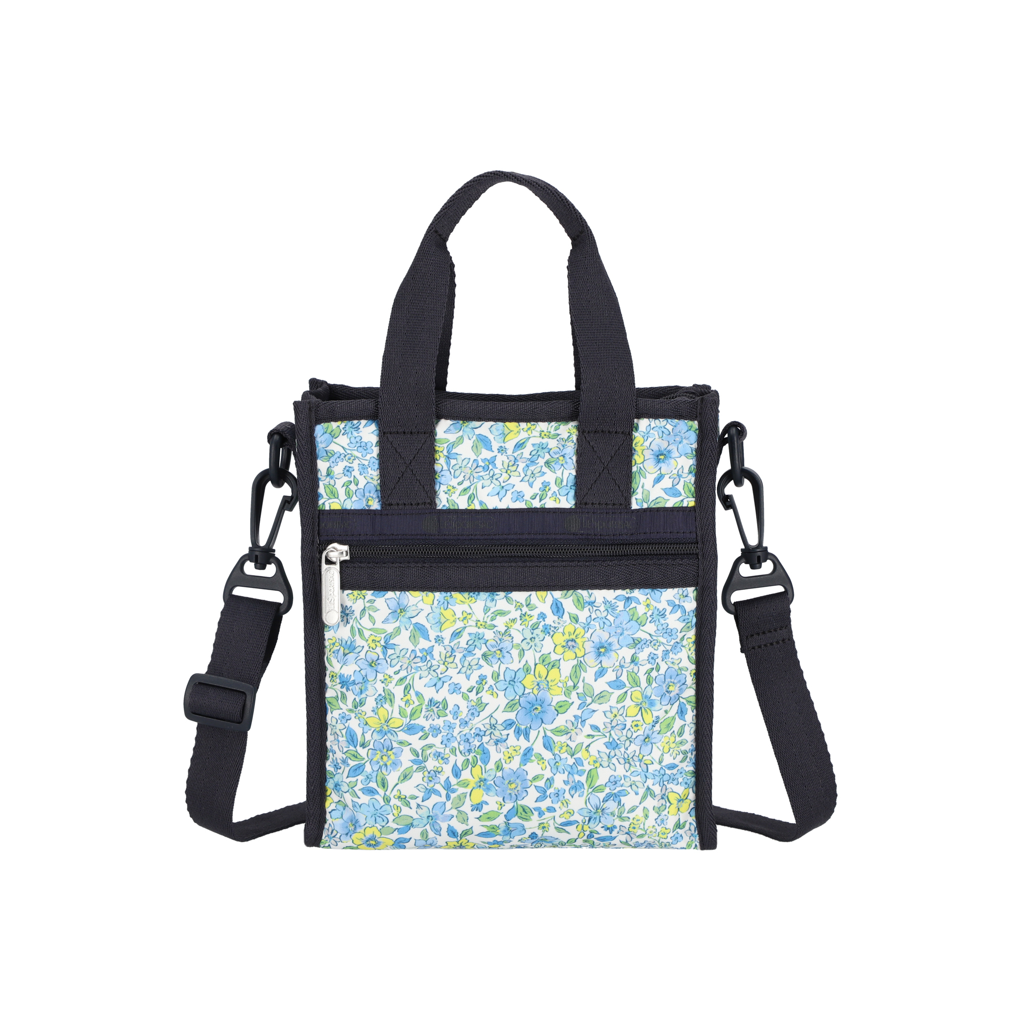 MINI N/S TOTE (TAPESTRY FLOWER BLUE)