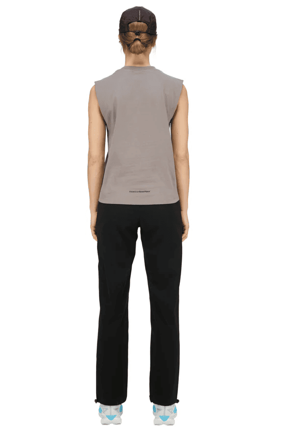 UNNA｜Women's Flex tank W "Steel Grey"