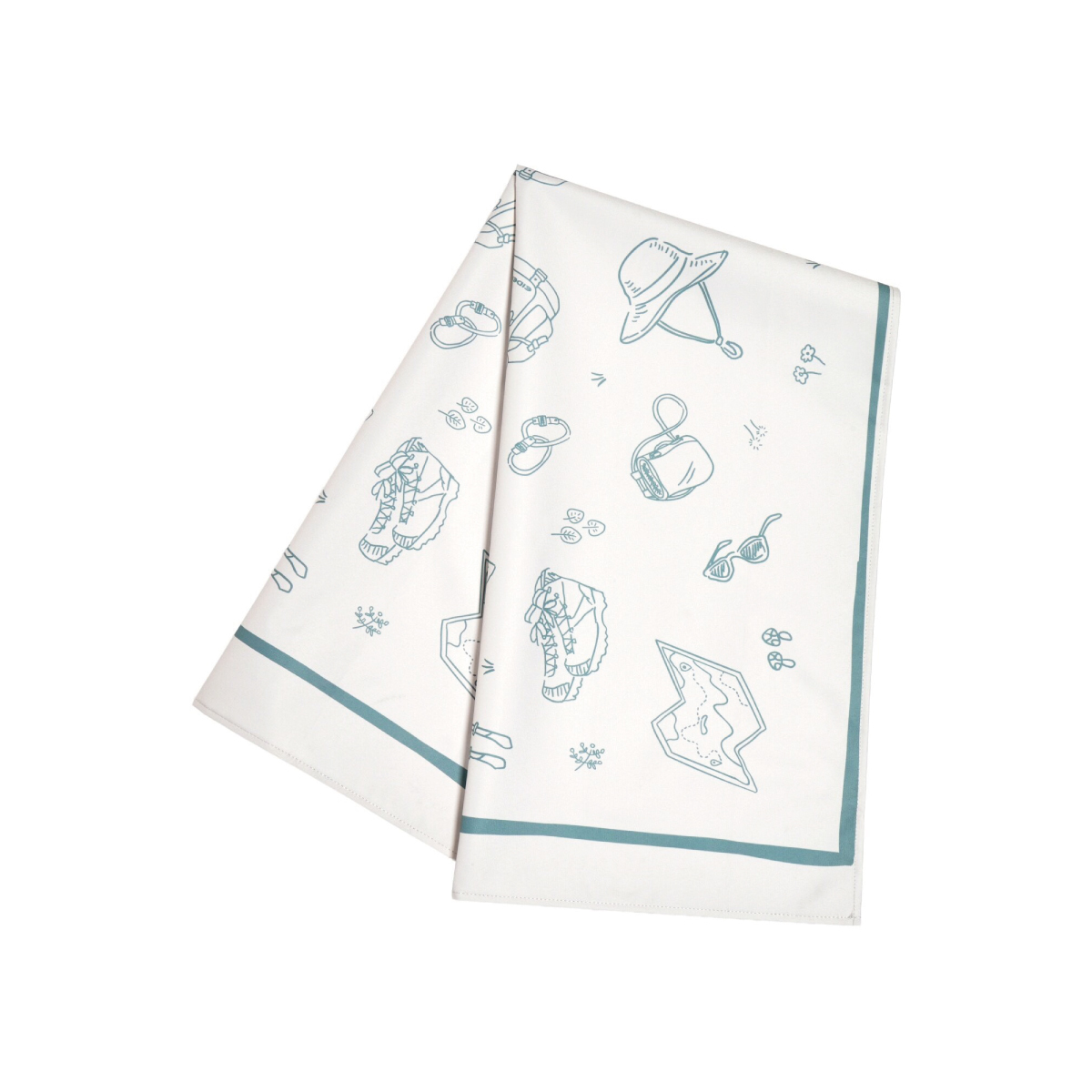 【EIDER】印花多用毯/26EDUA26909-[印花白]