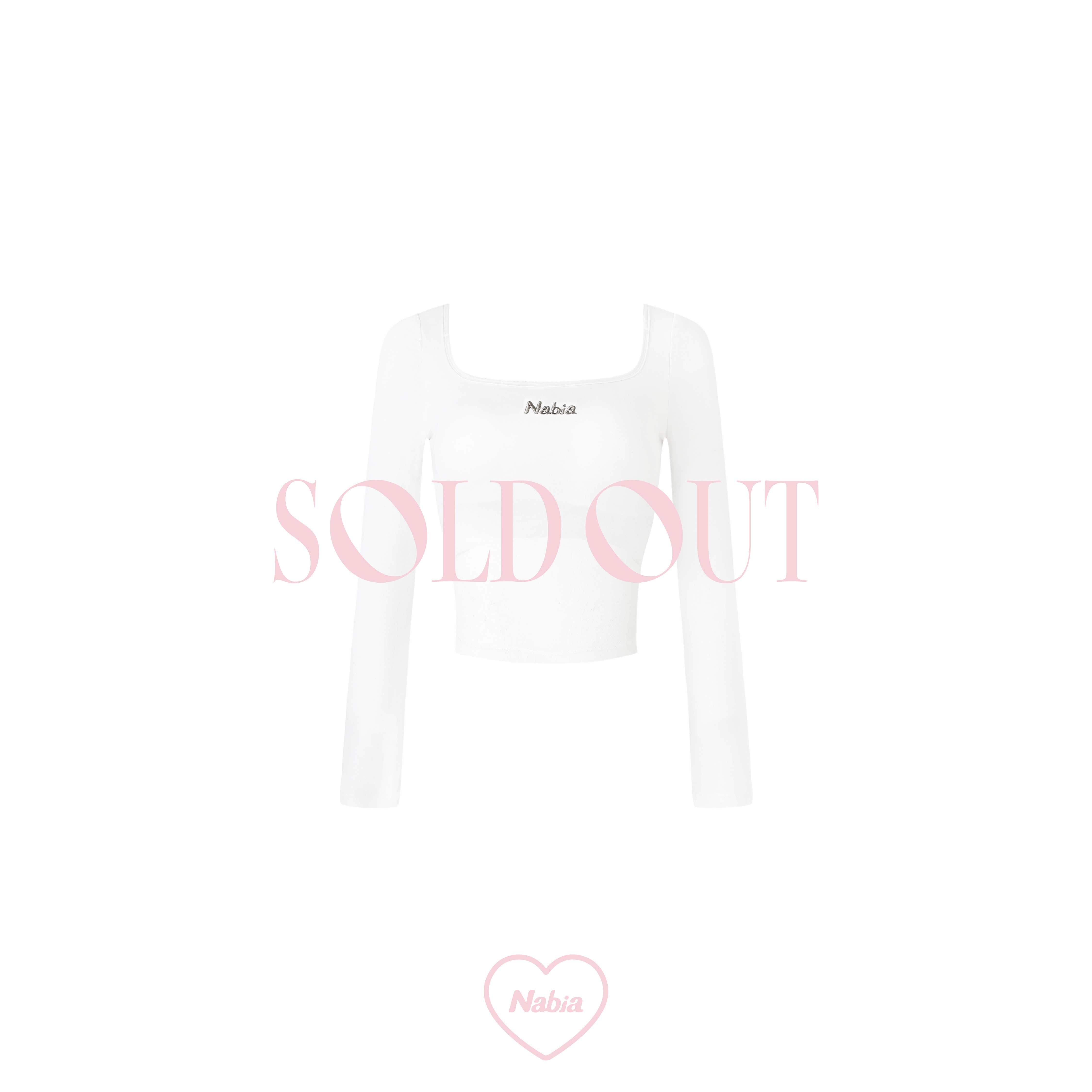 露背小心機方領上衣 - 雲朵白