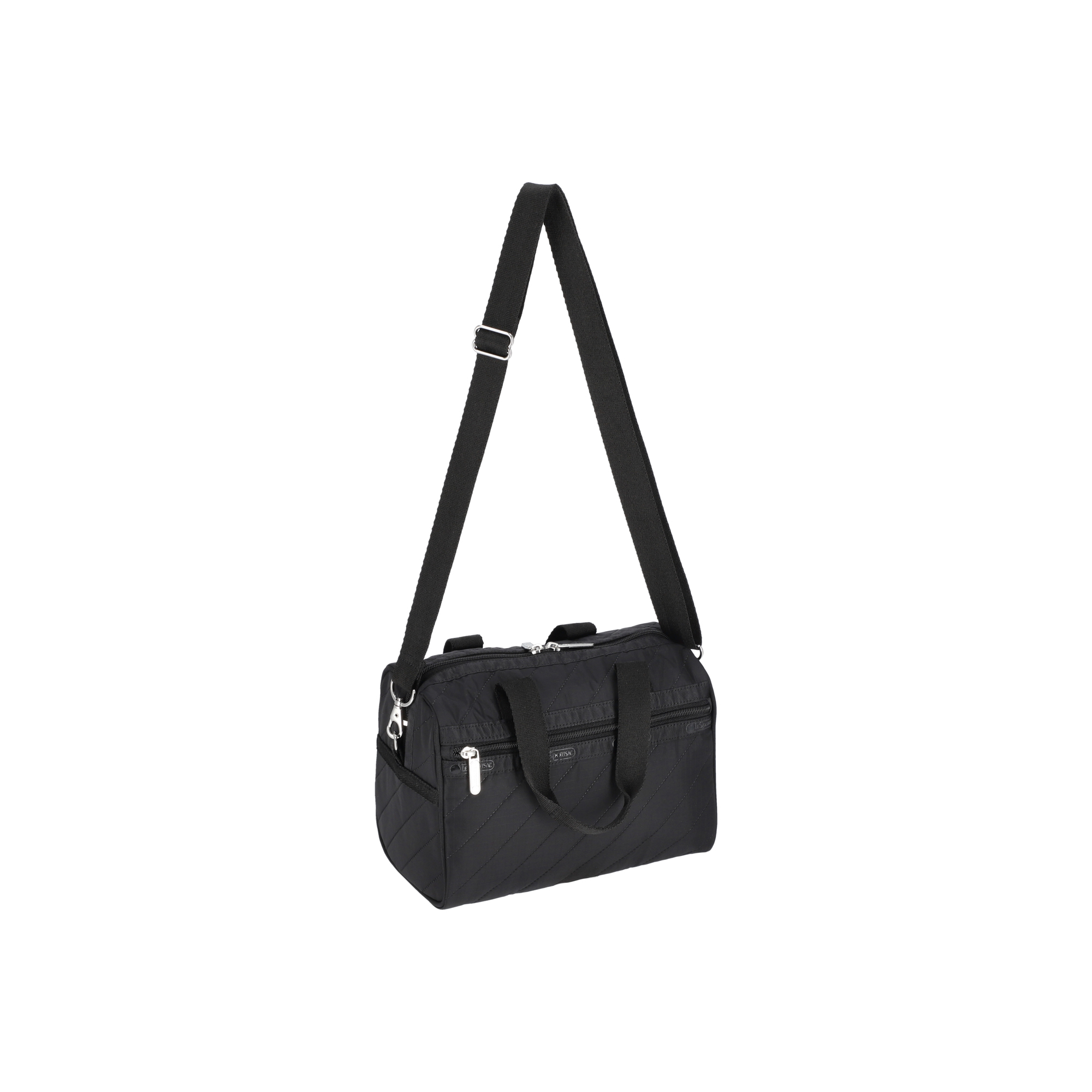 小型日常兩用包 (LINE DEBOSS BLK)