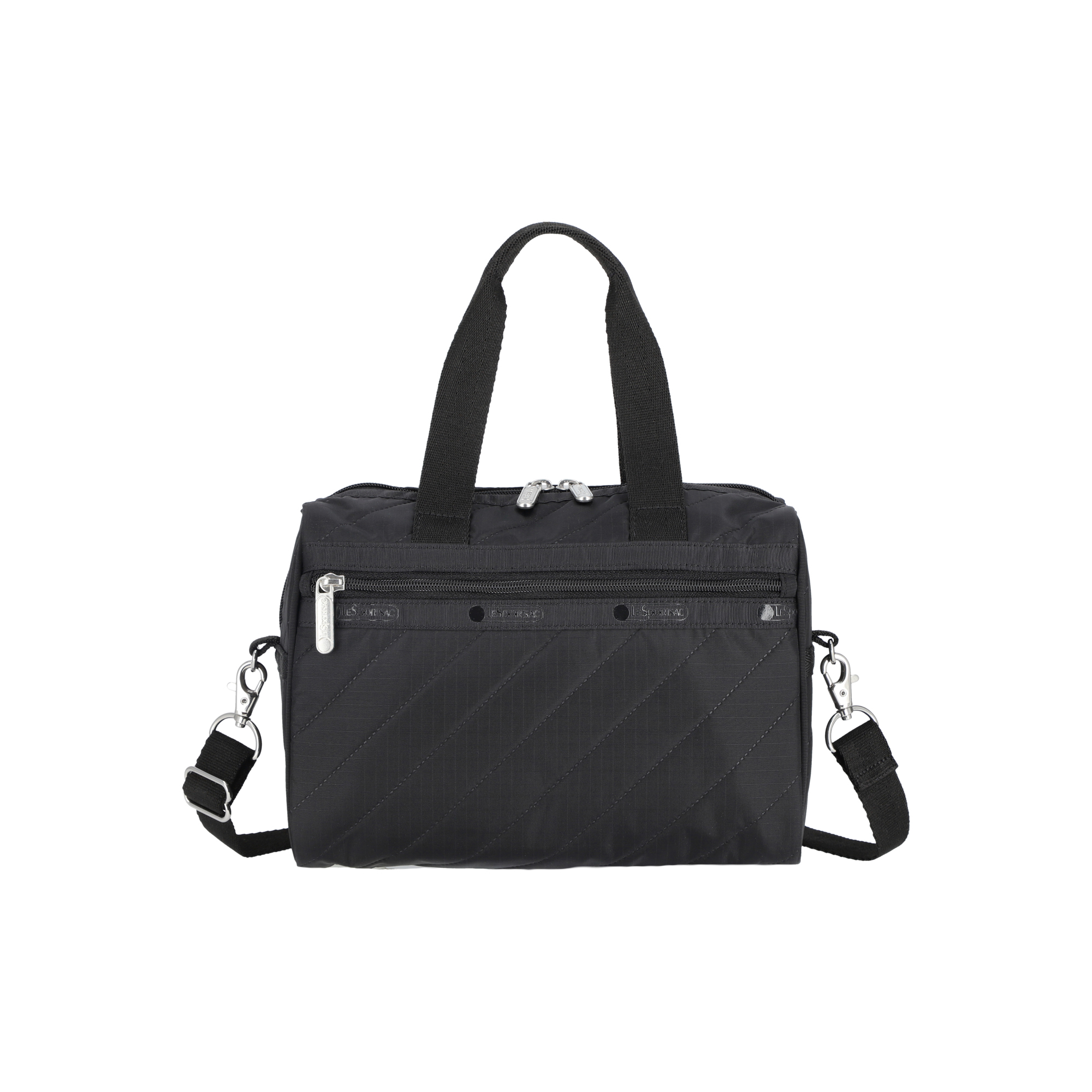 小型日常兩用包 (LINE DEBOSS BLK)