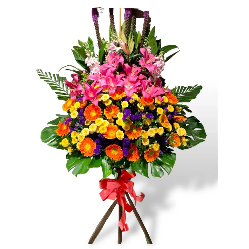 W - 恭賀花籃/中西花籃-恭賀OPE_80005