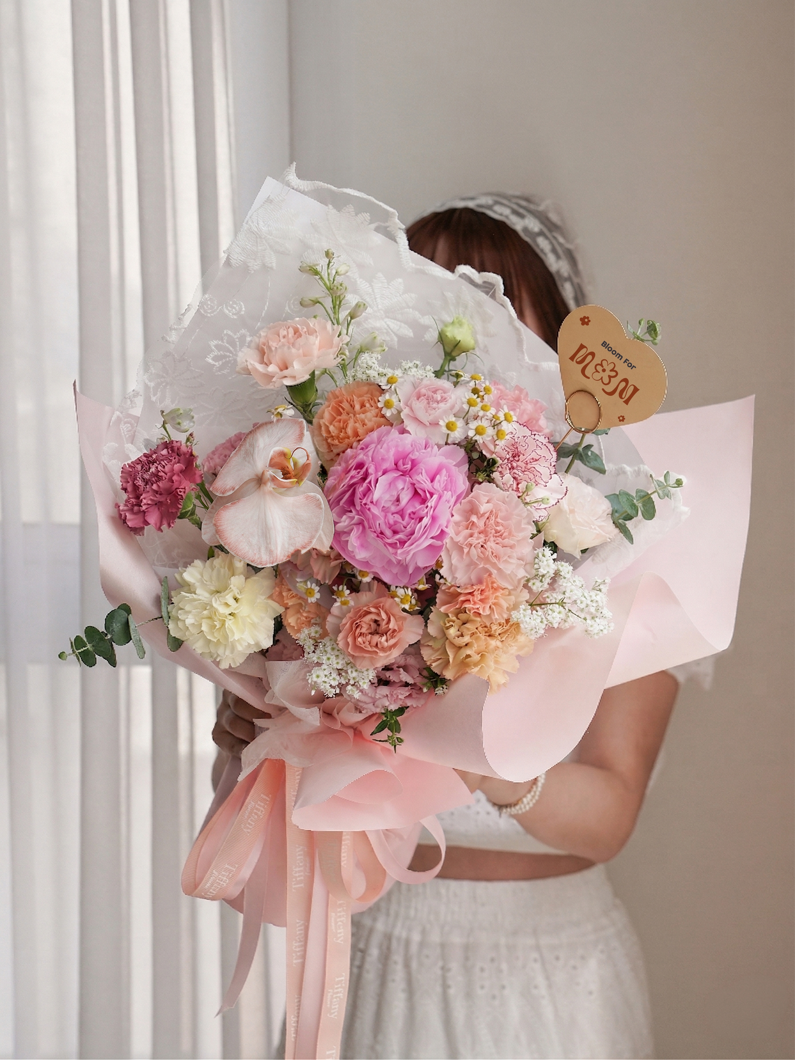 【芍藥版】Fée．仙子芭蕾 康乃馨花束 母親節花束 /XL/