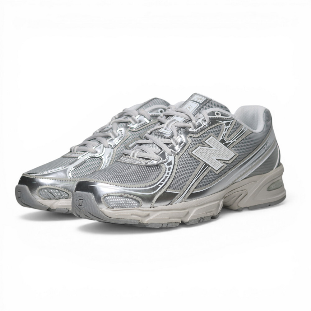 NEW BALANCE 休閒鞋 NB 740 金屬銀 復古 情侶鞋 男女 U7405I7