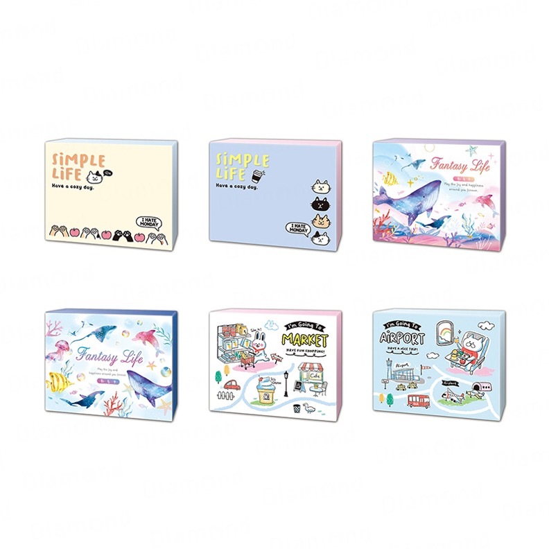 Diamond Stationery & Packaging – Season Paper & Gift, Color Name Card (Chinese) [AQ7001]