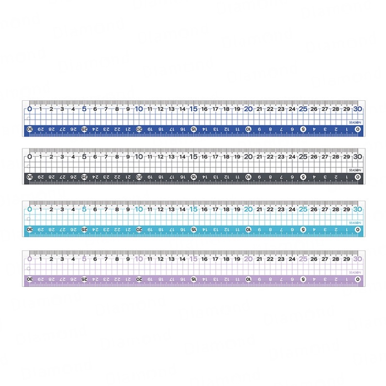 Diamond Stationery & Packaging – Season Paper & Gift, Eye-protecting Ruler 30cm【CK025】