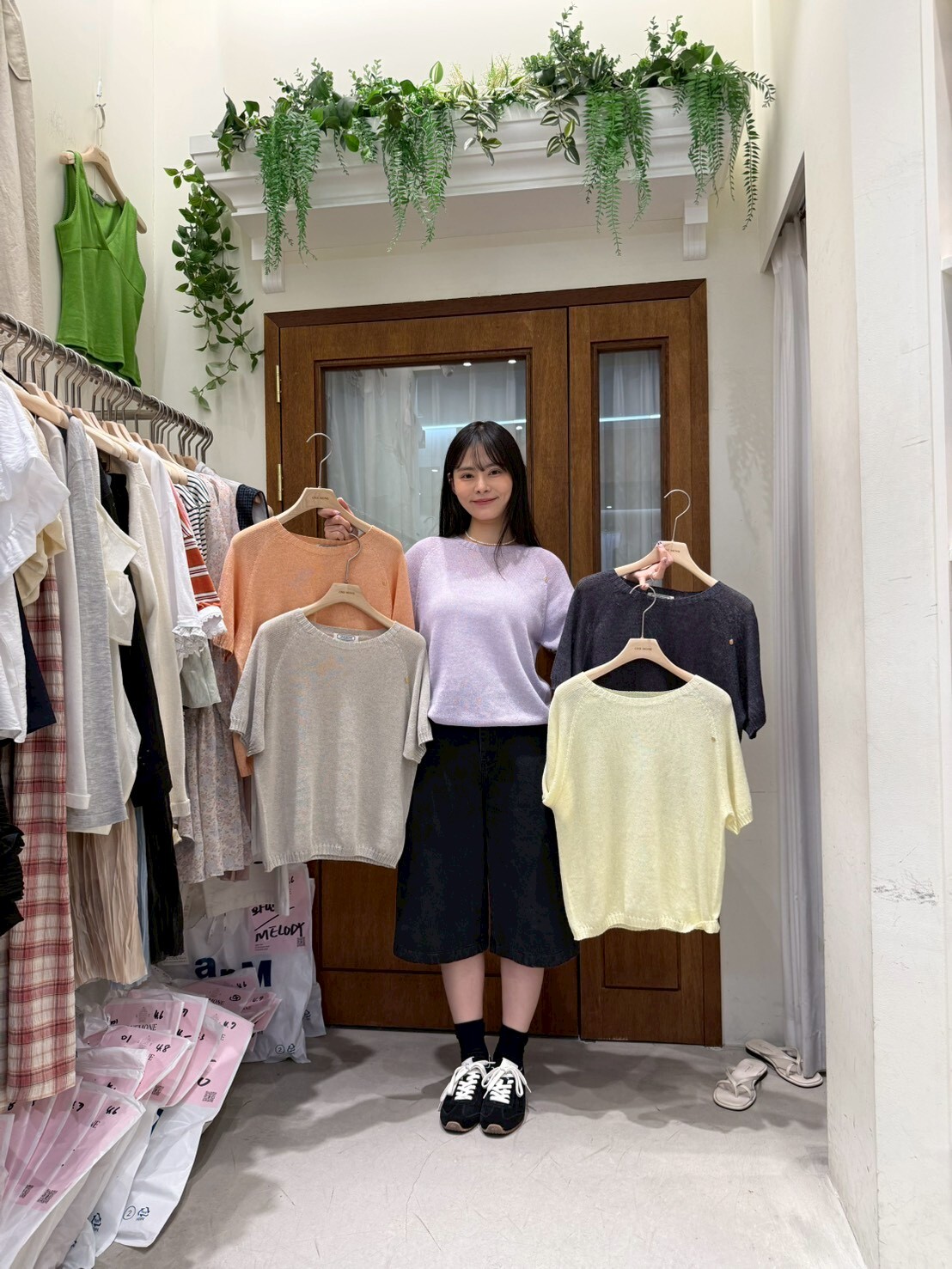 OM6029 插肩針織衫