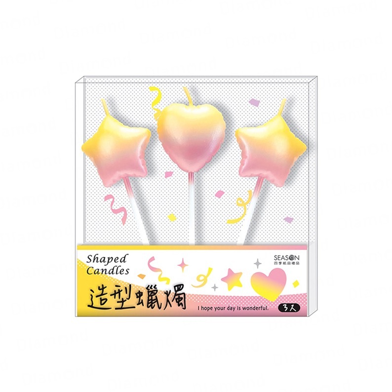 Diamond Stationery & Packaging – Season Paper & Gift, Decorative Candle【GL042-01】