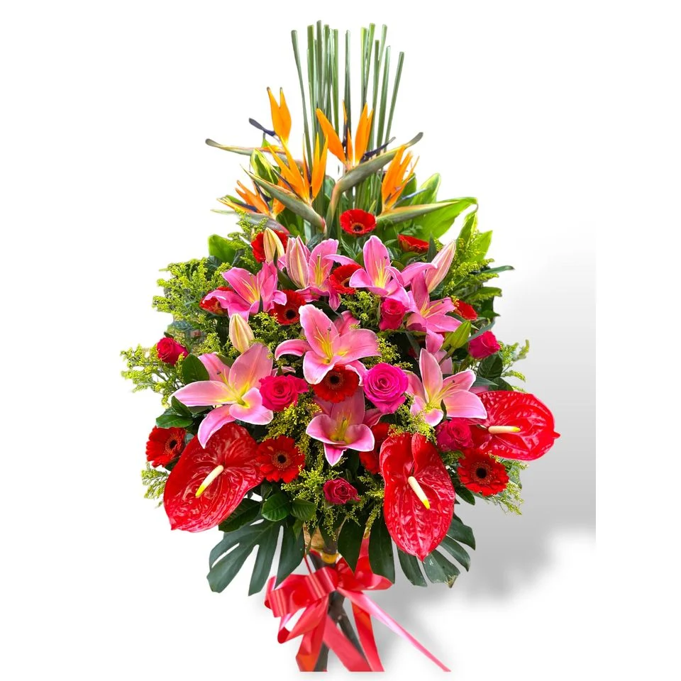 W - 恭賀花籃/中西花籃-恭賀OPE_80003