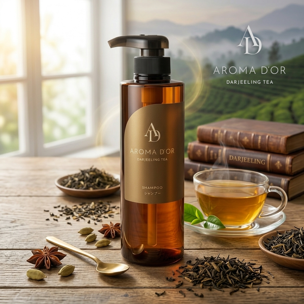 AROMAD'OR — 豐盈泡沫茶香 洗髮露 500ml (清爽保濕)