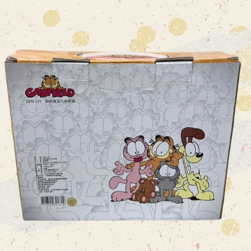 斗六院｜加菲貓5入水杯組