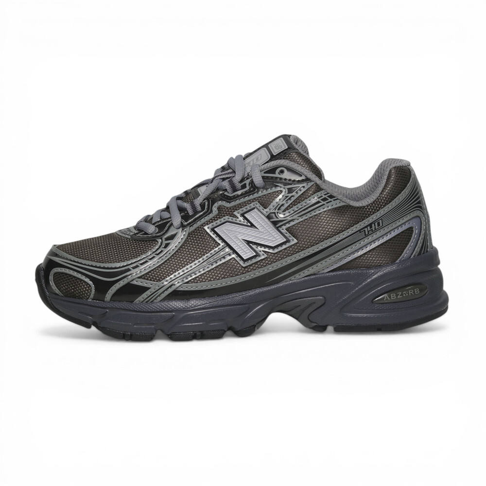 NEW BALANCE 休閒鞋 NB 740 黑橄欖 金屬 復古 情侶鞋 男女 U7407YI