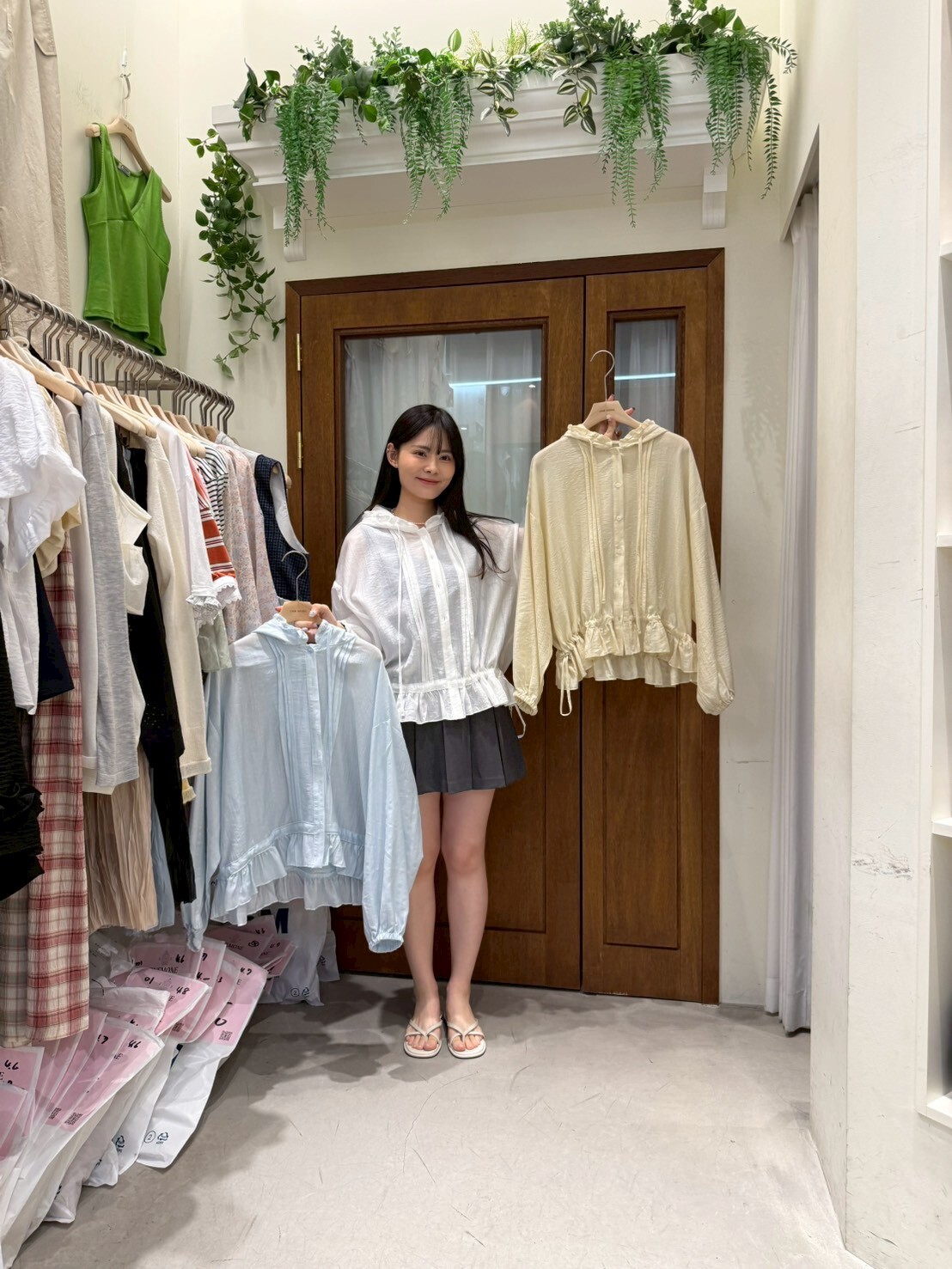 OM6039 可愛木耳邊連帽外套