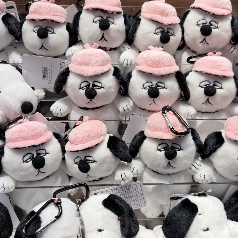 PEANUTS SNOOPY 史努比 奧拉夫 櫻花限定 環保袋 毛絨吊飾 兩用 卡通人物