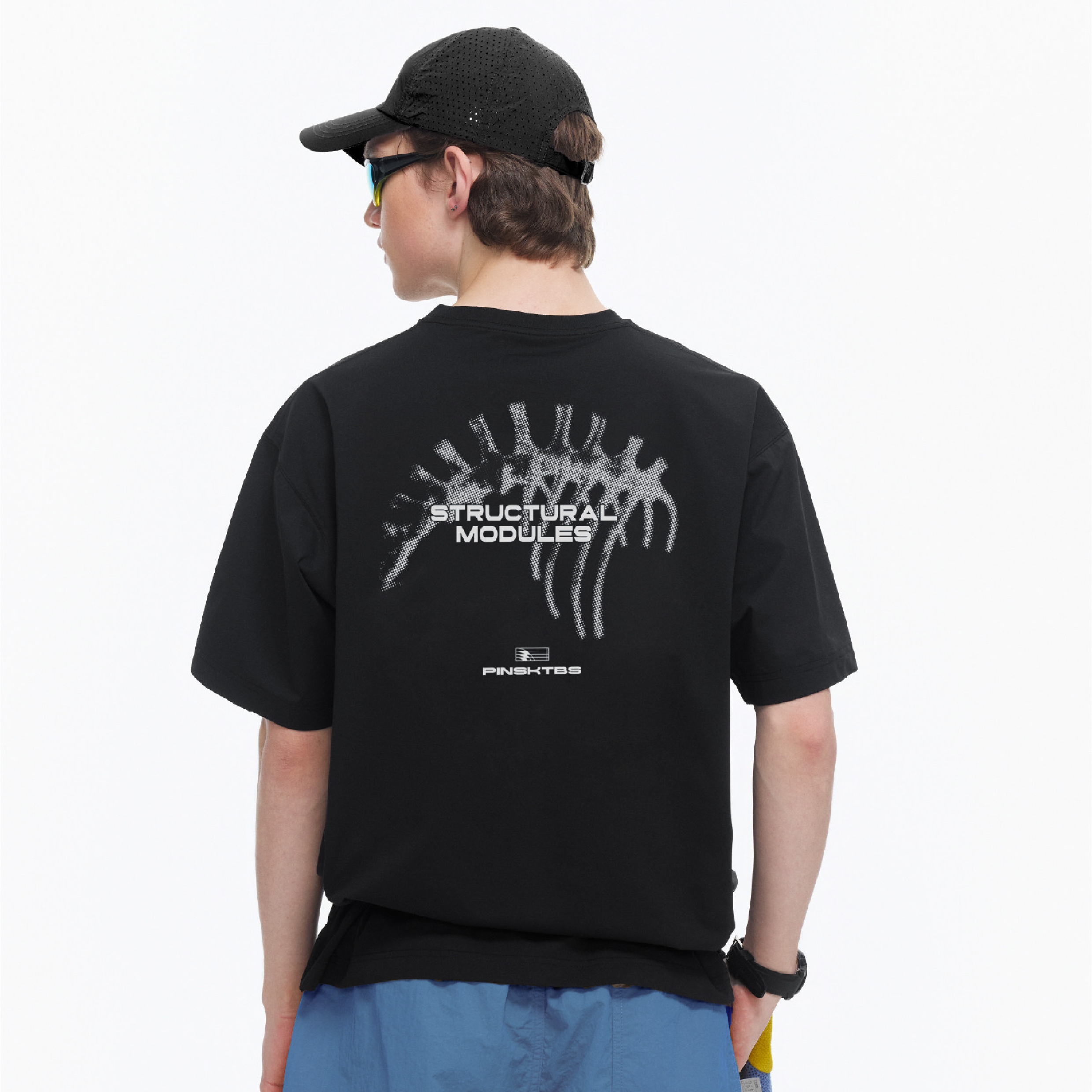 PIN SKTBS Mottled print Tee 斑駁印花 速乾短Tee [P-T2826]