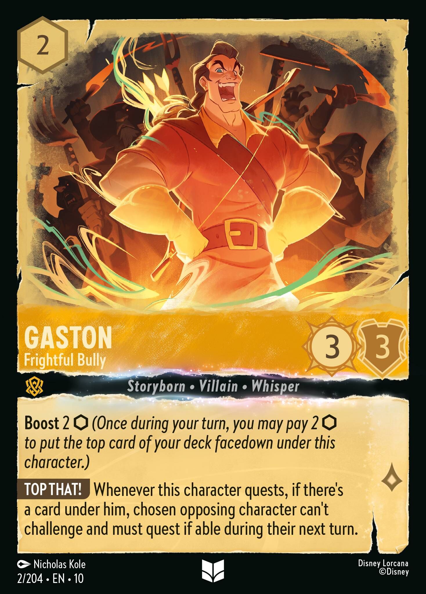 Whispers in the Well - 2/204 Gaston – Frightful Bully UC