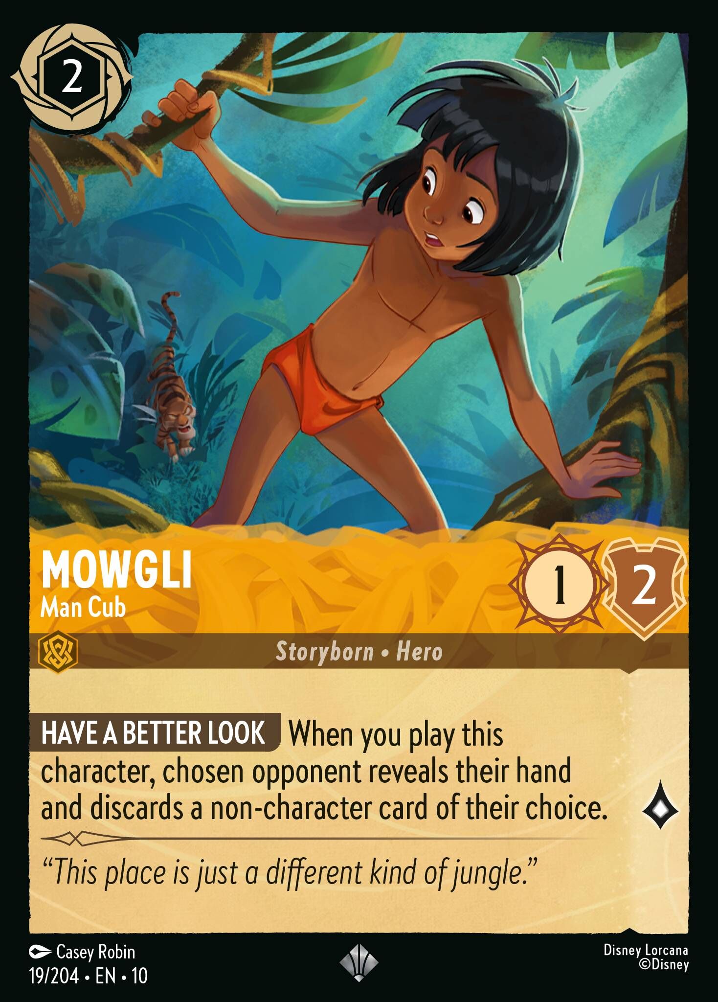 Whispers in the Well - 19/204 Mowgli – Man Cub SR