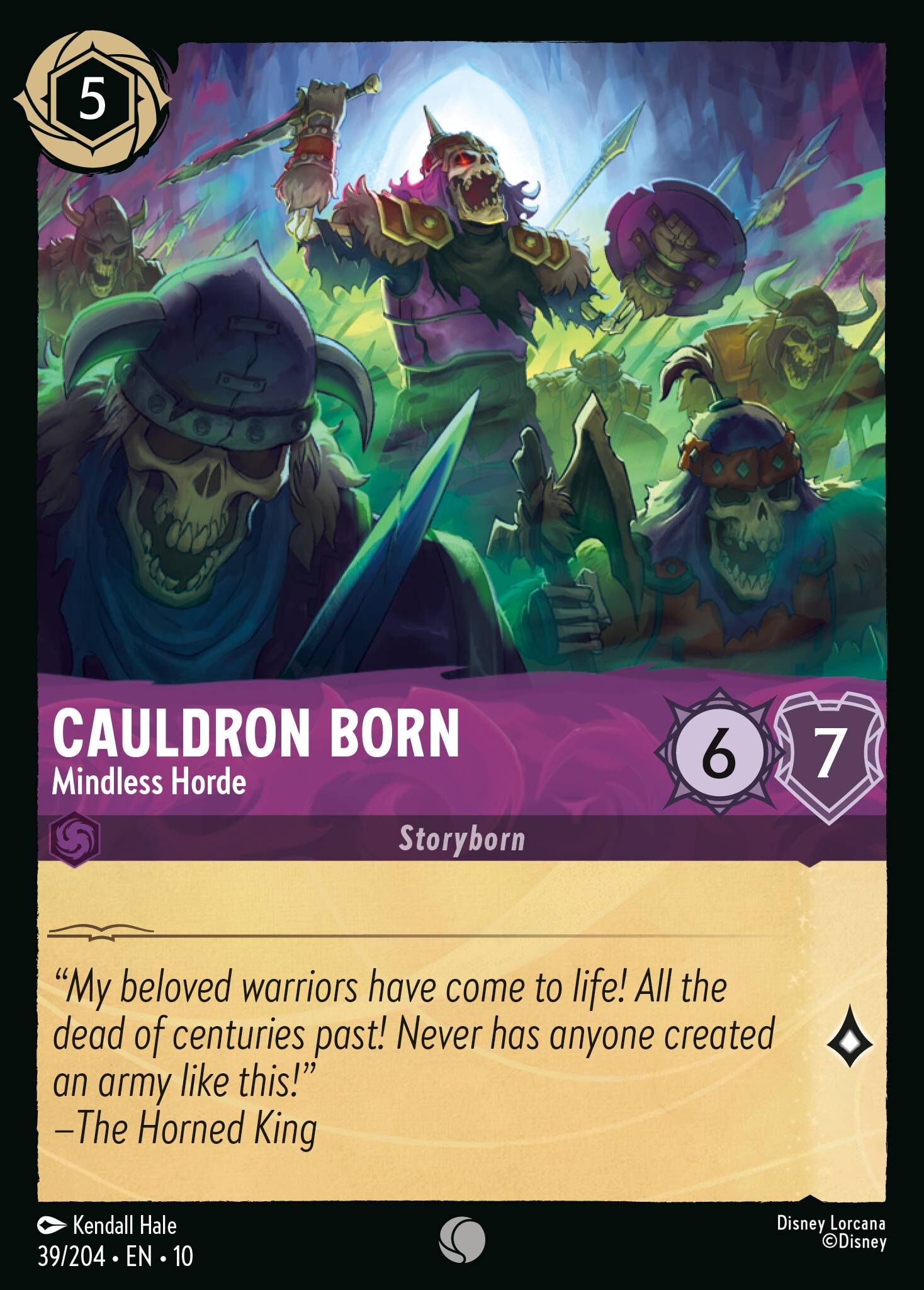 Whispers in the Well - 39/204 Cauldron Born - Mindless Horde C
