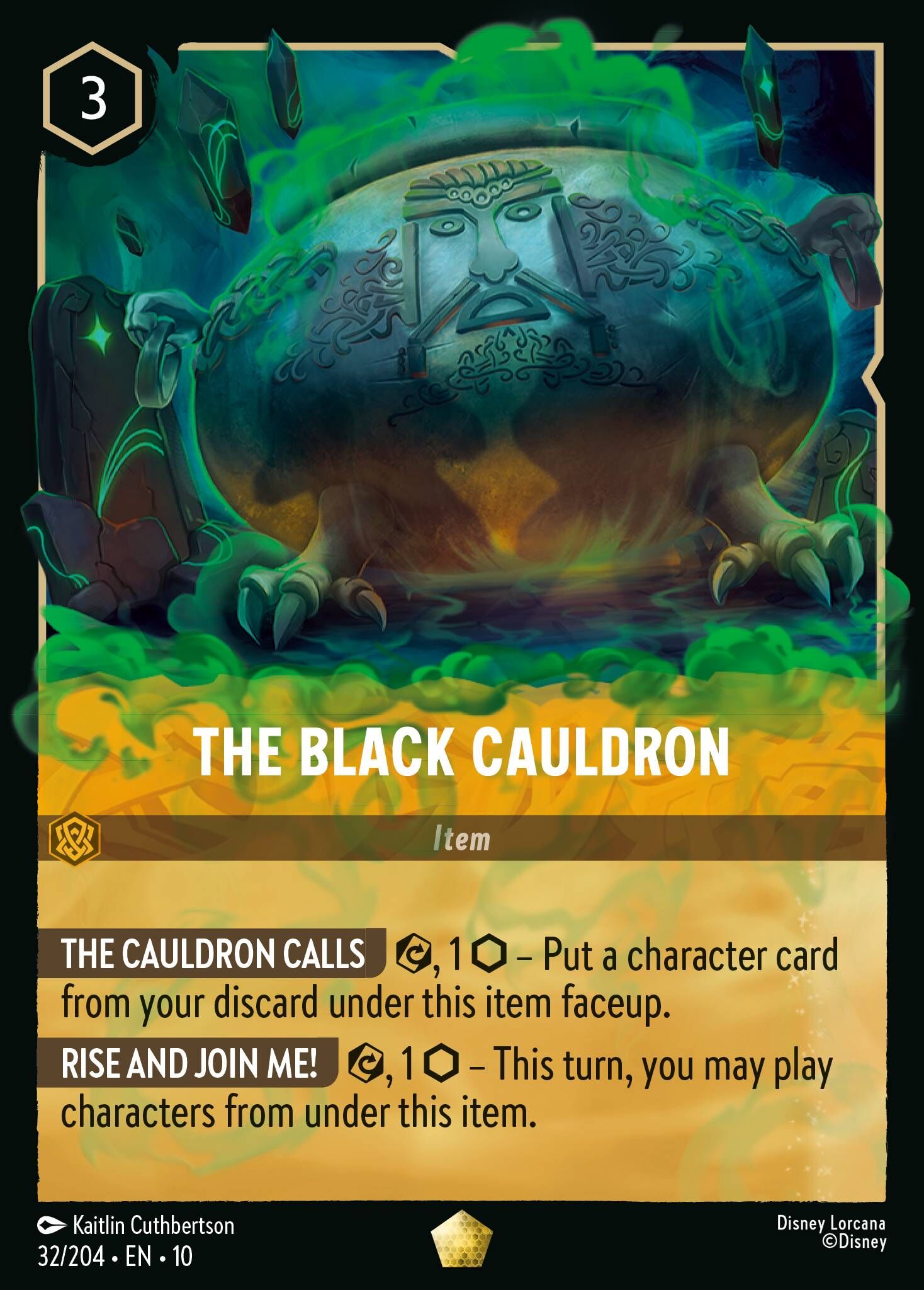 Whispers in the Well - 32/204 The Black Cauldron L