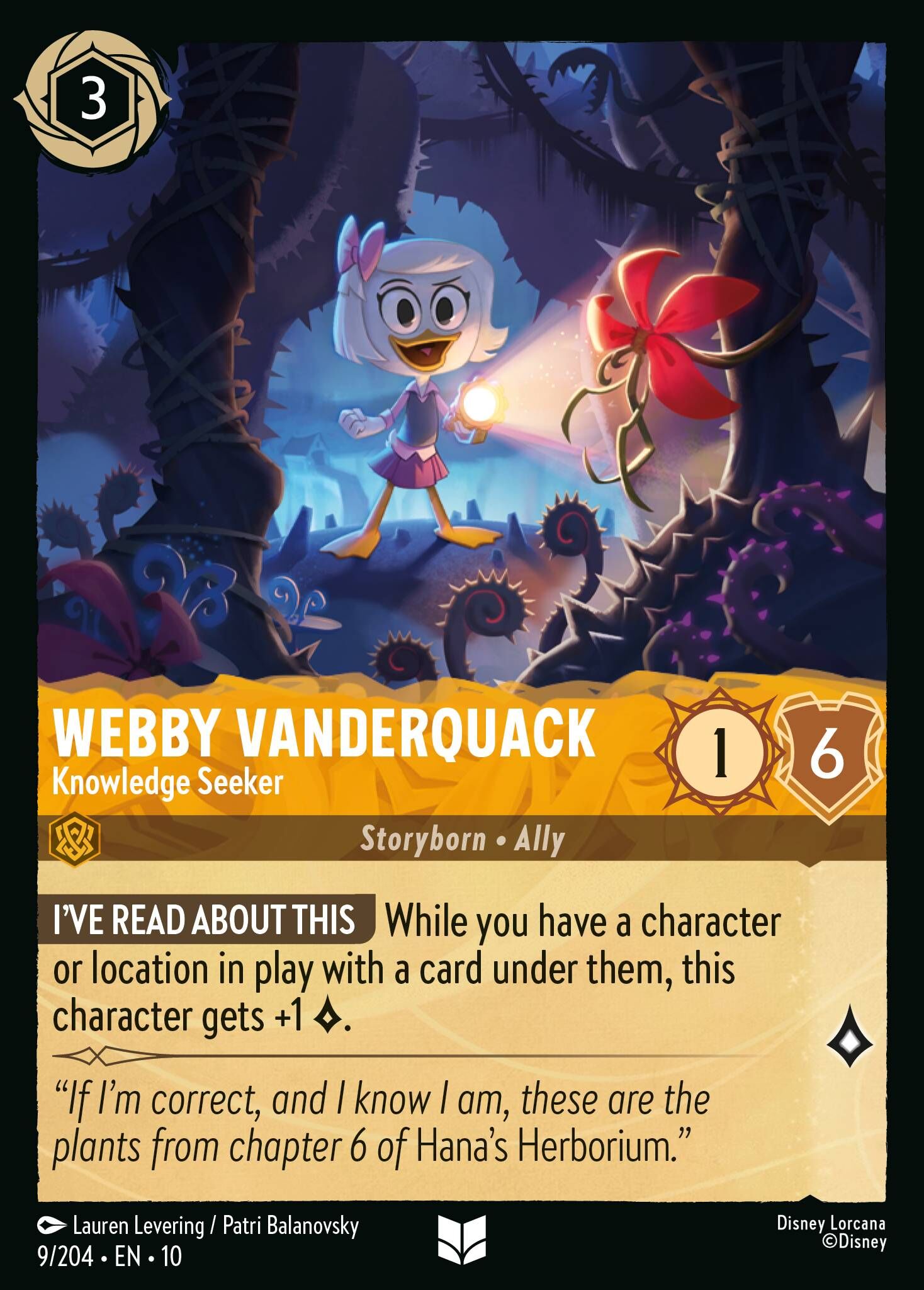 Whispers in the Well - 9/204 Webby Vanderquack – Knowledge Seeker UC