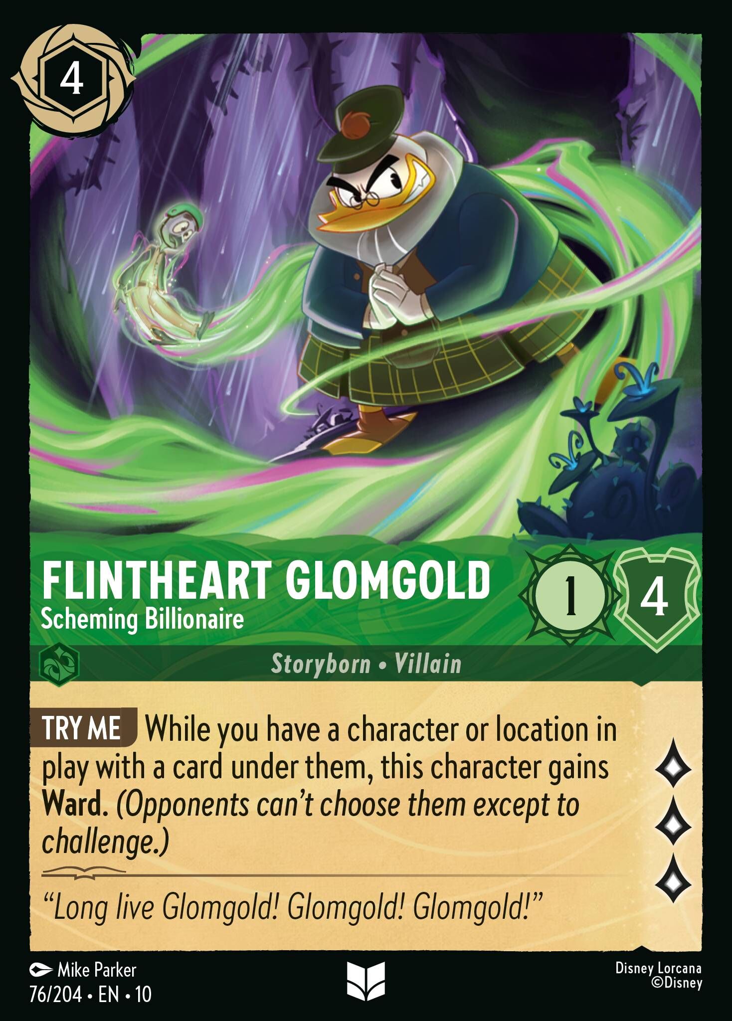 Whispers in the Well - 76/204 Flintheart Glomgold - Scheming Billionaire UC