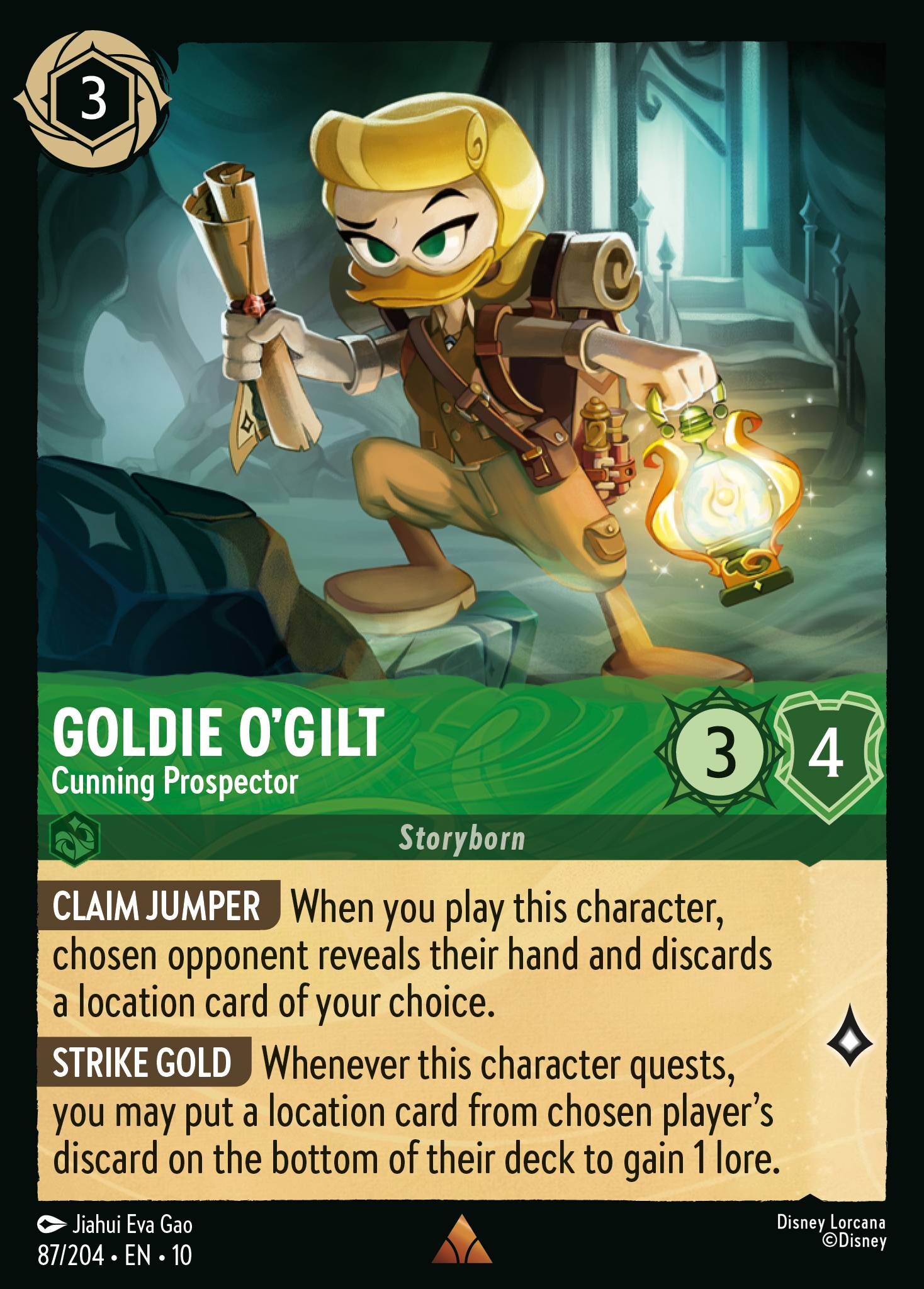 Whispers in the Well - 87/204 Goldie O'Gilt - Cunning Prospector R