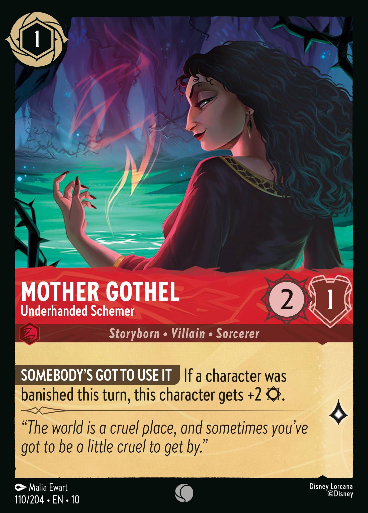 Whispers in the Well - 110/204 Mother Gothel - Underhanded Schemer C