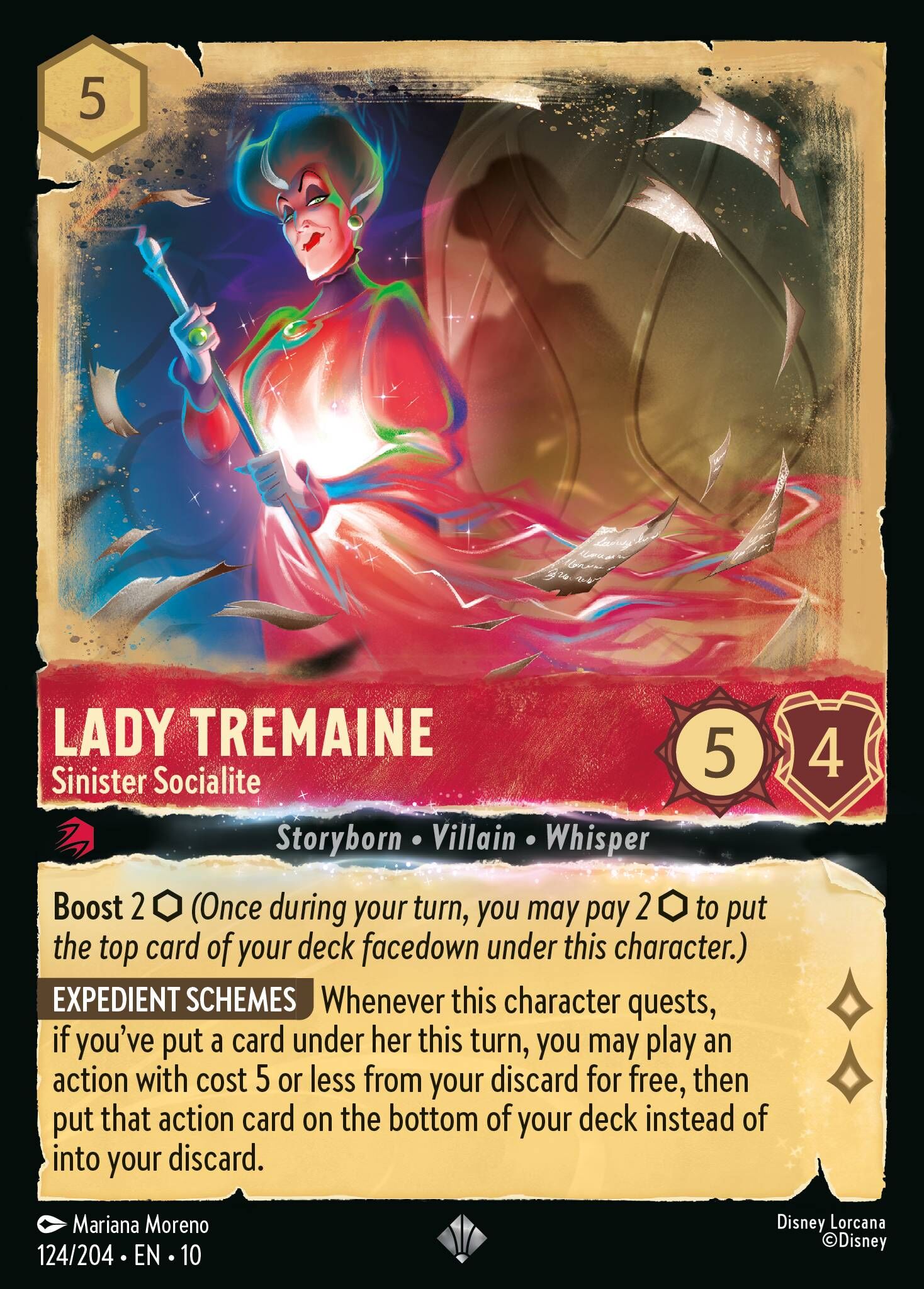 Whispers in the Well - 124/204 Lady Tremaine - Sinister Socialite SR