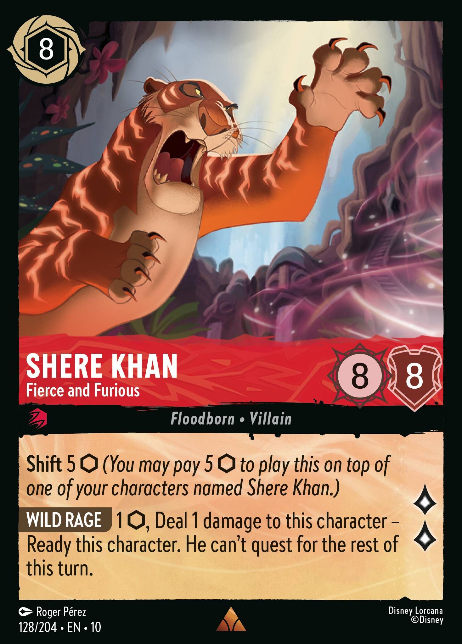 Whispers in the Well - 128/204 Shere Khan - Fierce and Furious R