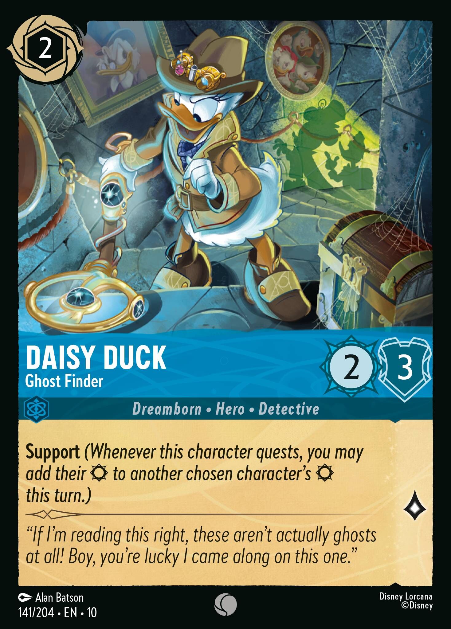 Whispers in the Well - 141/204 Daisy Duck - Ghost Finder C