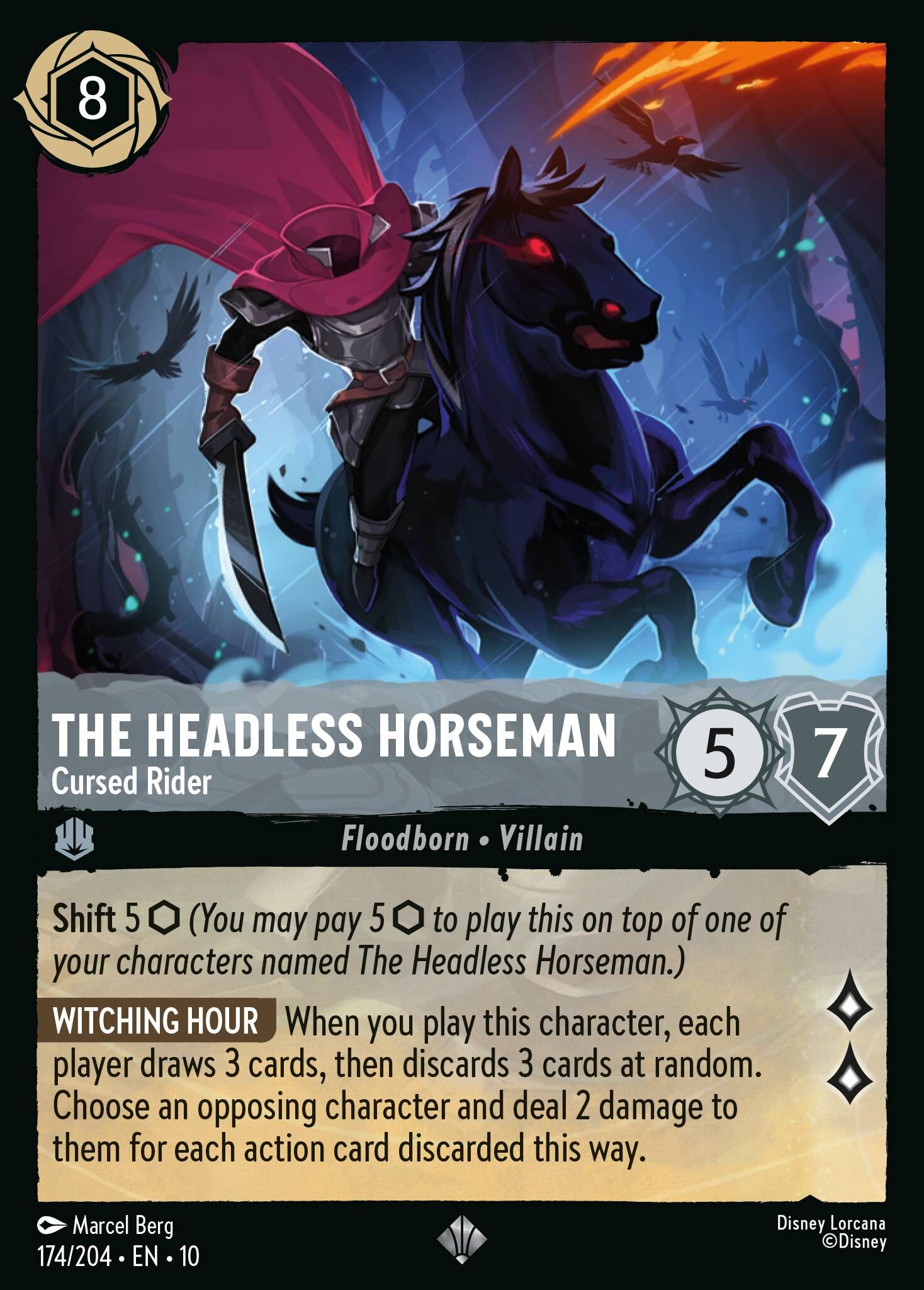 Whispers in the Well - 174/204 The Headless Horseman - Cursed Rider SR
