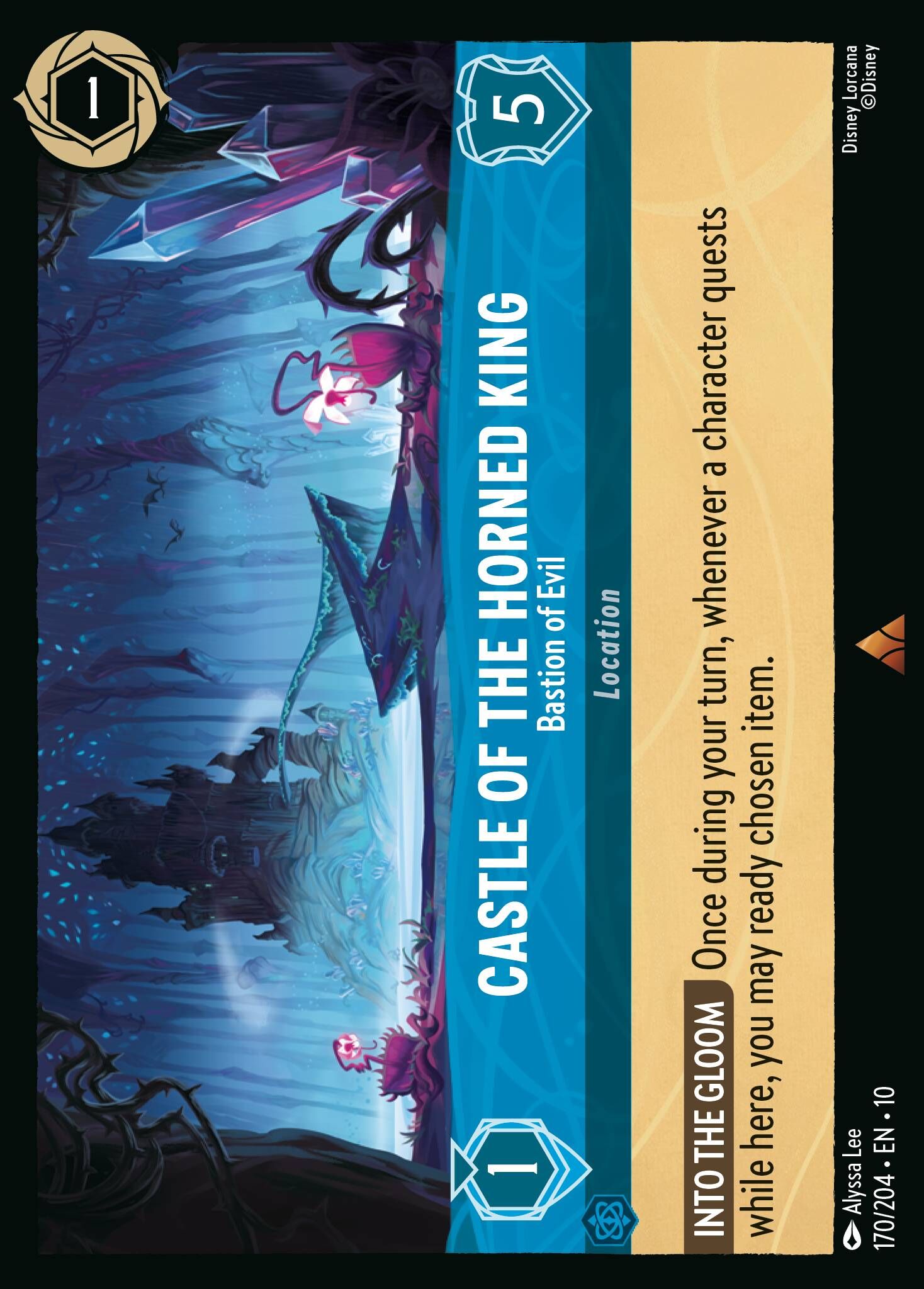 Whispers in the Well - 170/204 Castle of the Horned King - Bastion of Evil R