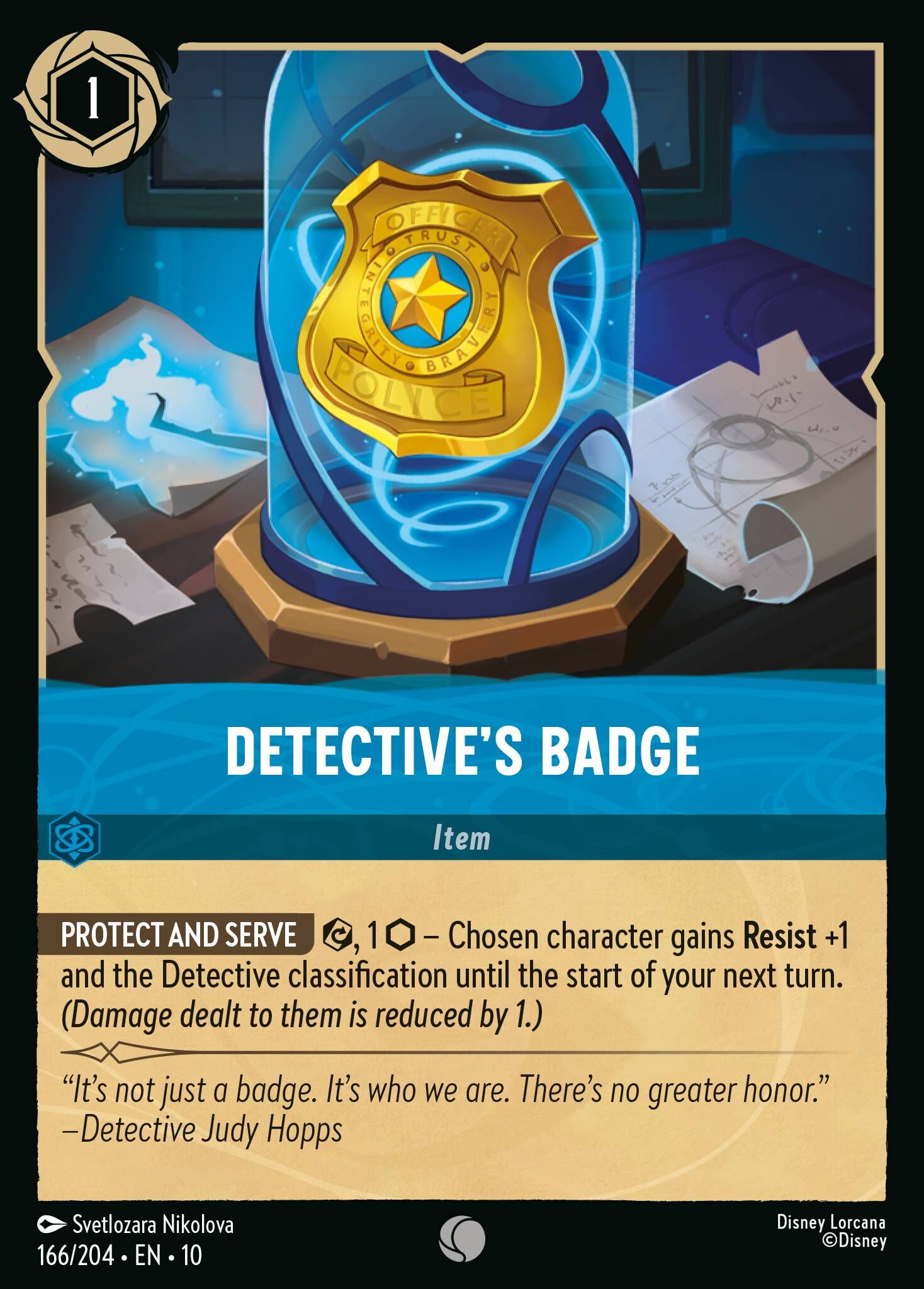 Whispers in the Well - 166/204 Detective's Badge C
