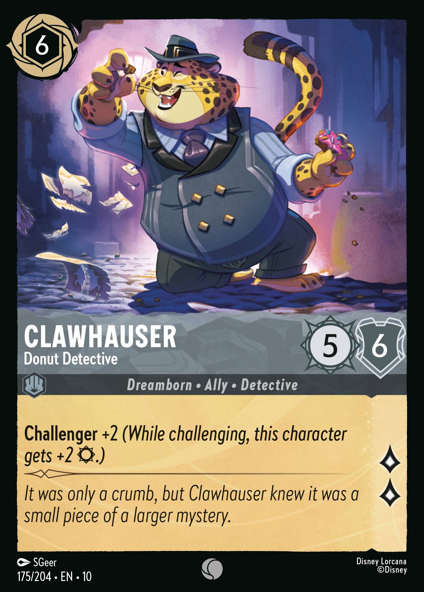 Whispers in the Well - 175/204 Clawhauser - Donut Detective C