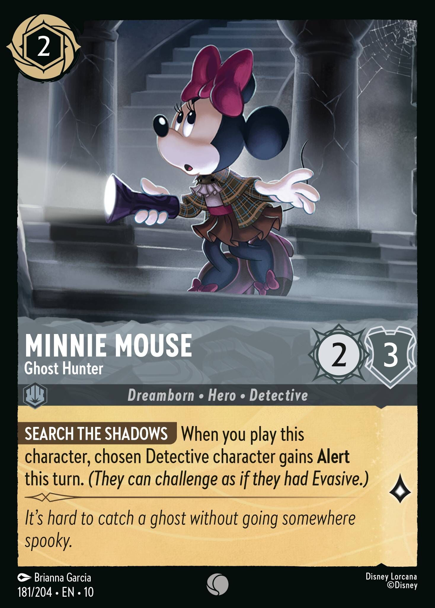 Whispers in the Well - 181/204 Minnie Mouse - Ghost Hunter C