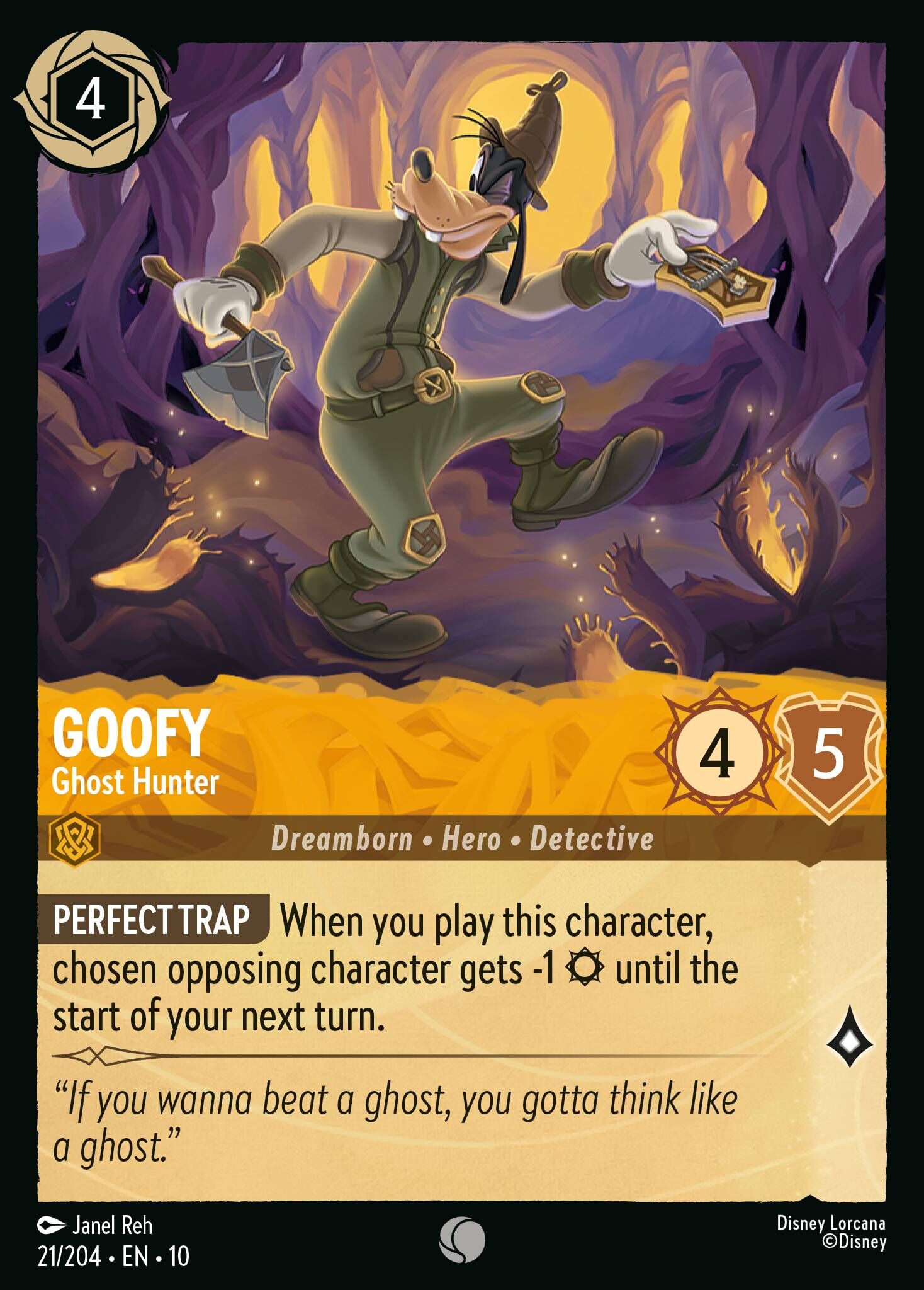 Whispers in the Well - 21/204 Goofy – Ghost Hunter C (Foil)