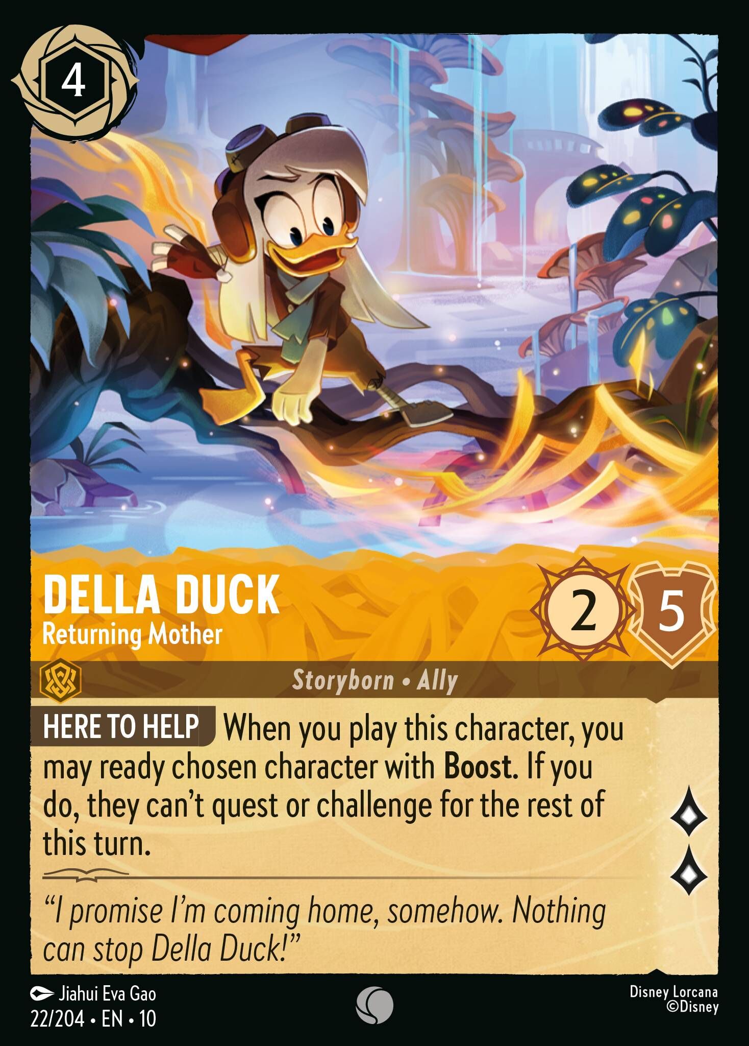 Whispers in the Well - 22/204 Della Duck – Returning Mother C (Foil)