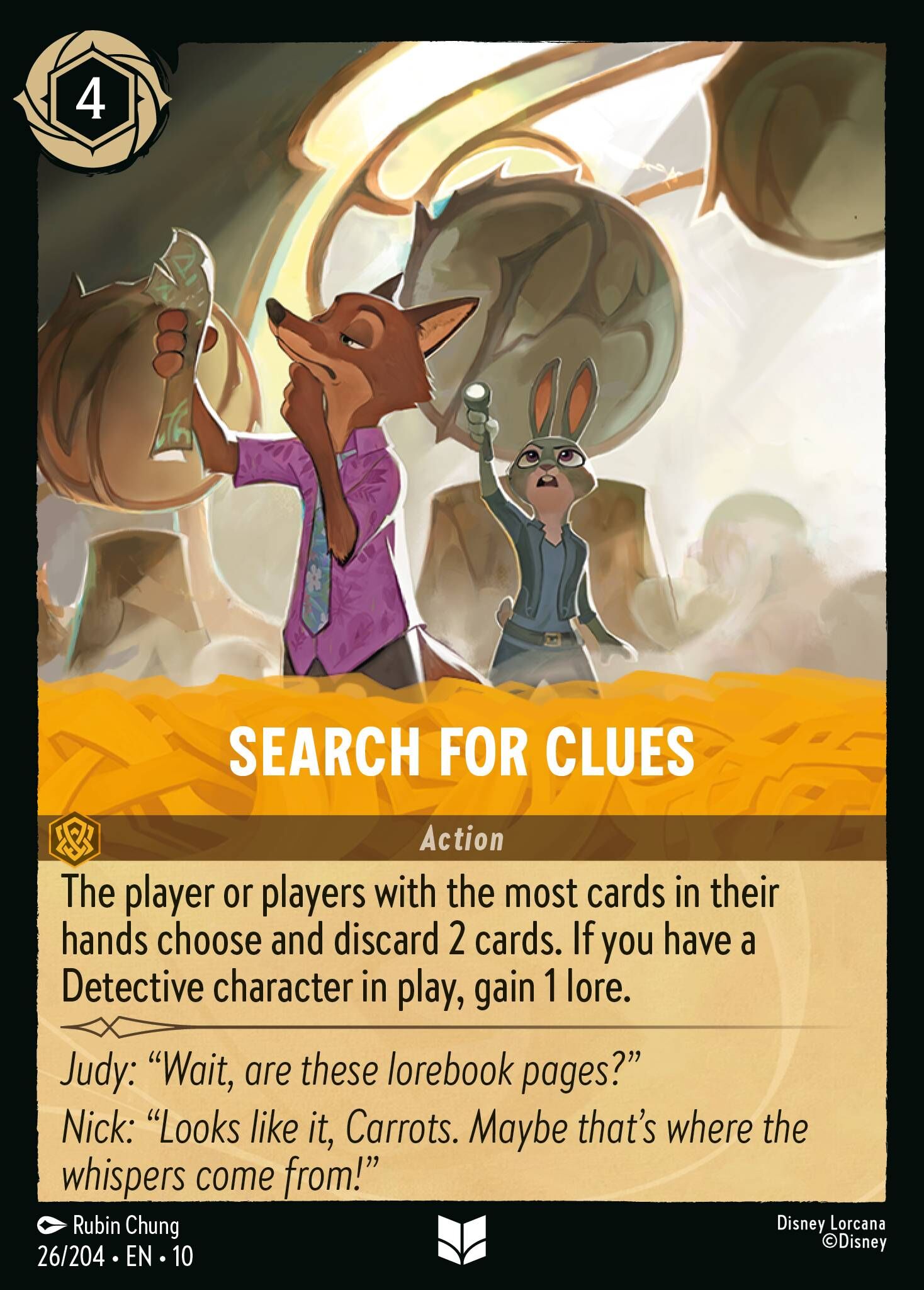 Whispers in the Well - 26/204 Search for Clues UC (Foil)