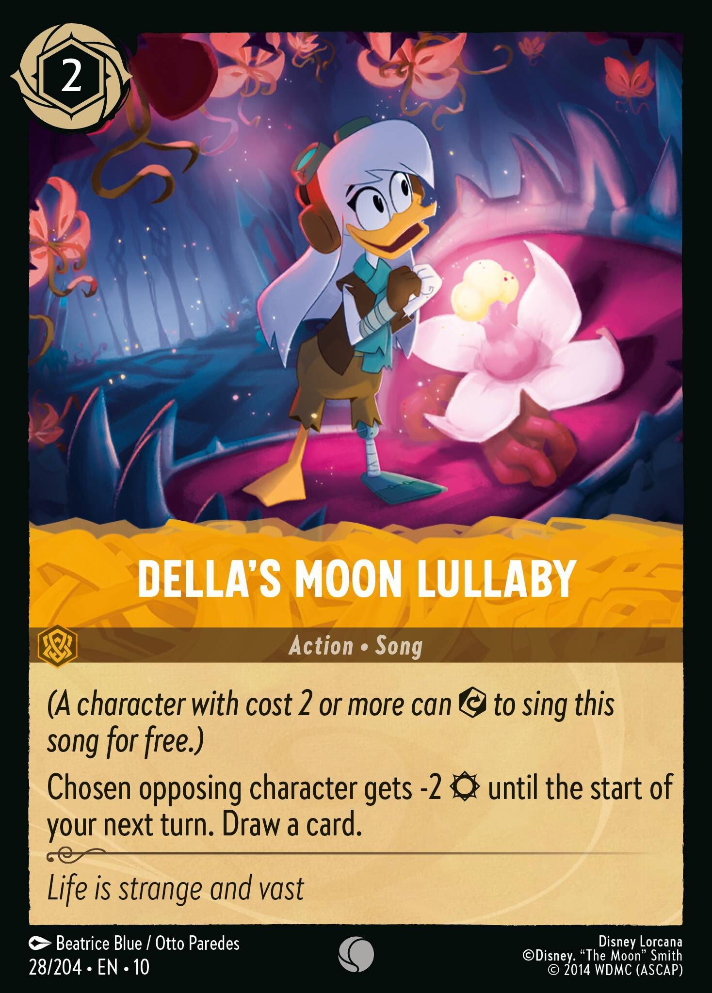 Whispers in the Well - 28/204 Della's Moon Lullaby C (Foil)