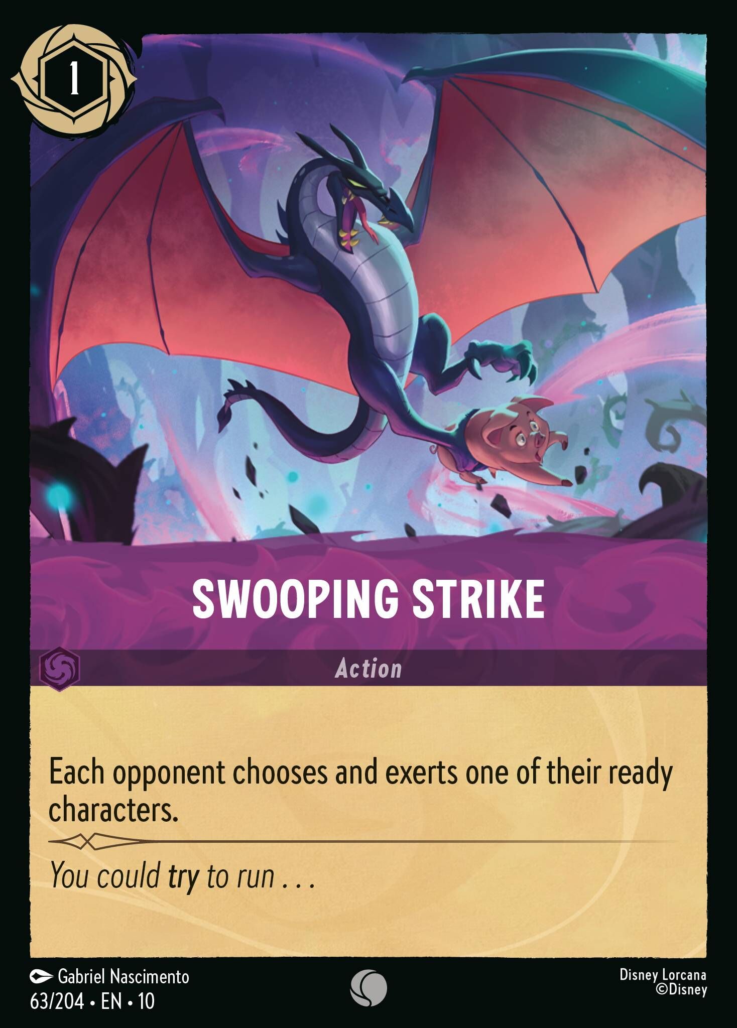 Whispers in the Well - 63/204 Swooping Strike C (Foil)