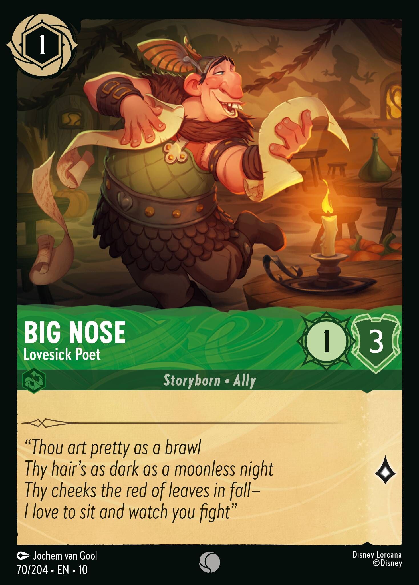 Whispers in the Well - 70/204 Big Nose - Lovesick Poet C (Foil)