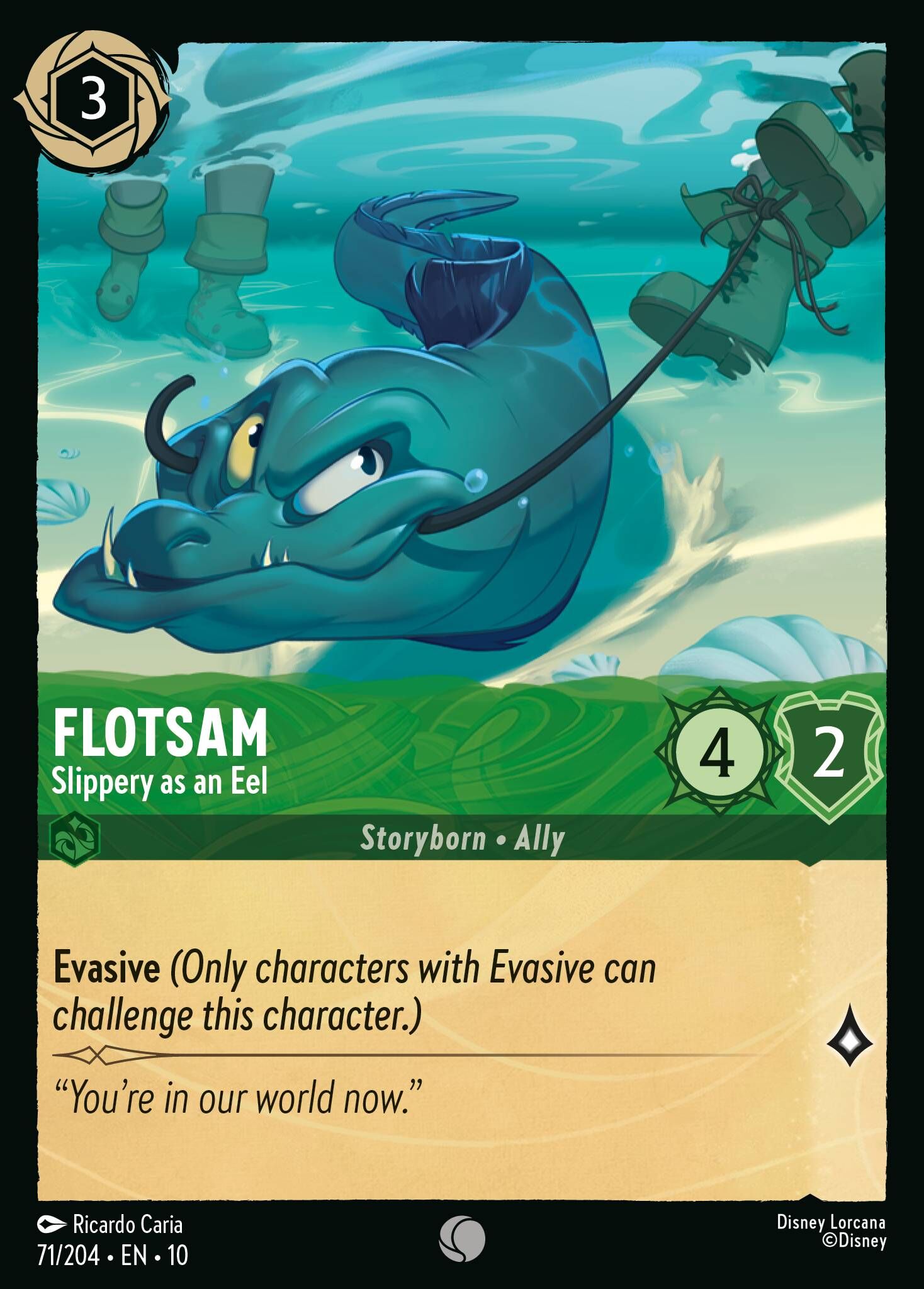 Whispers in the Well - 71/204 Flotsam - Slippery as an Eel C (Foil)